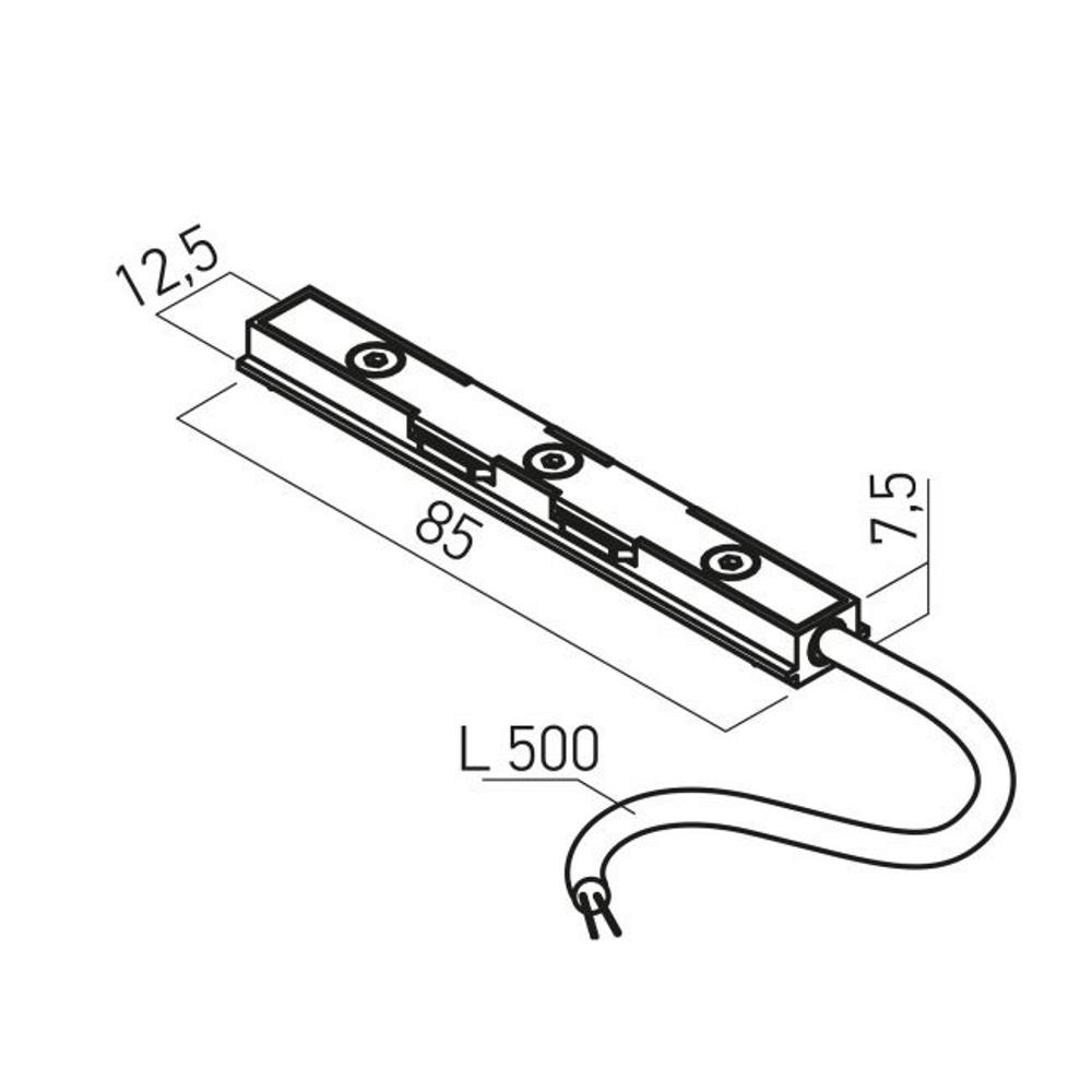 NE01PC Захранващ и линеен свързващ елемент XNEO 24V DC Arelux_small