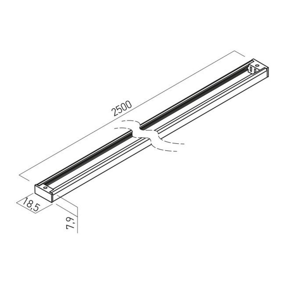 NE01SC Профил контактен XNEO MONOPOLAR CONNECTOR FOR LED STRIP 24V DC Arelux_small