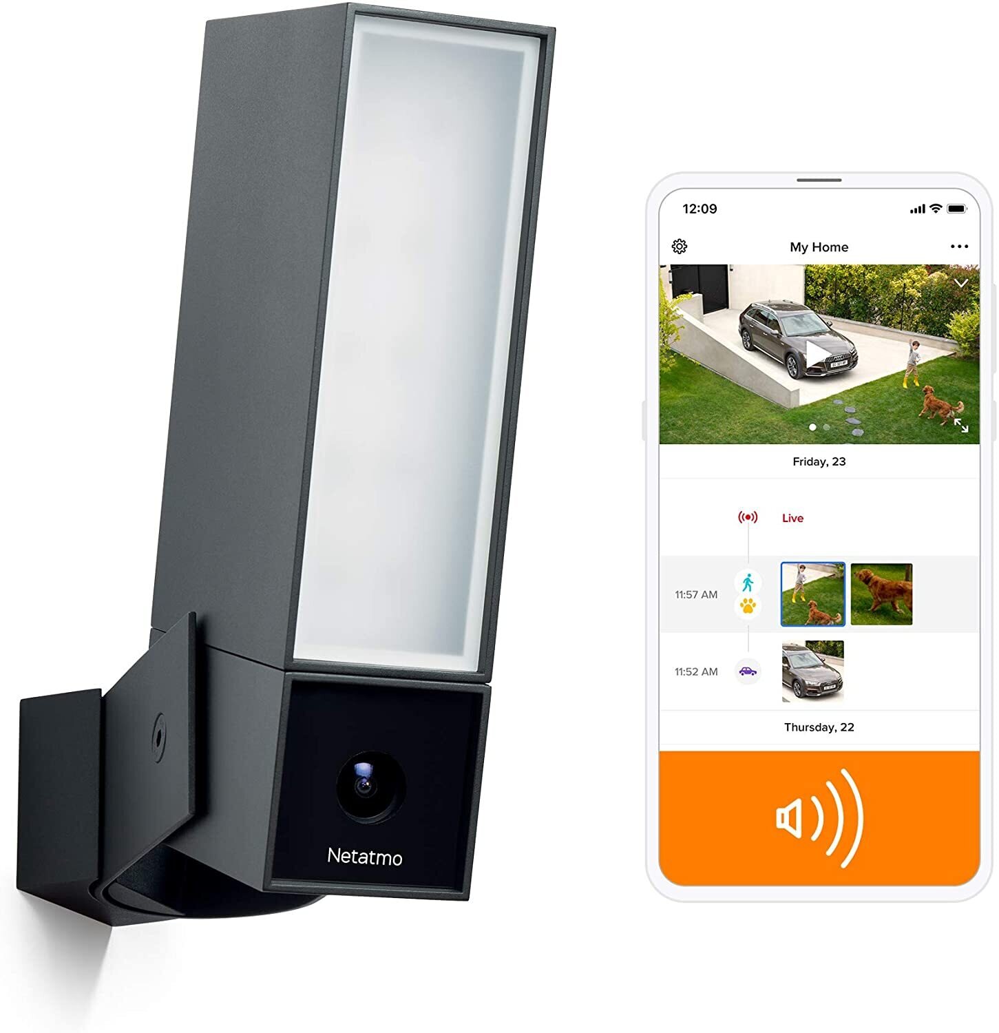 NOC-S-EC Умна външна камера със сирена черна Full HD Netatmo_small