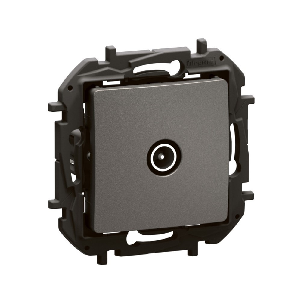 NP4102MG TV мъжка преходна розетка Niloe NEW, 14 dB, сив, Legrand_small