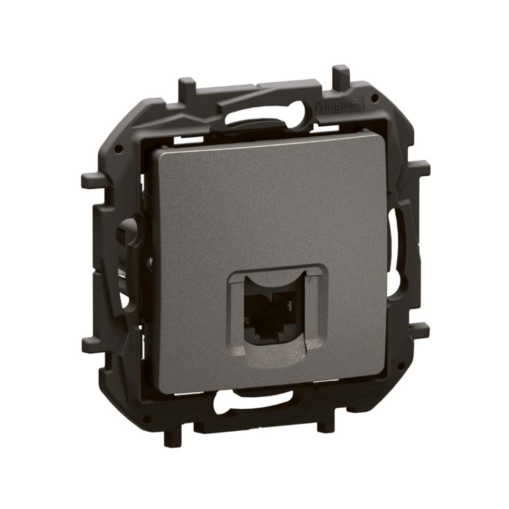 NP4302MG Розетка RJ45 Niloe NEW, cat.6 FTP, сив, Legrand_small