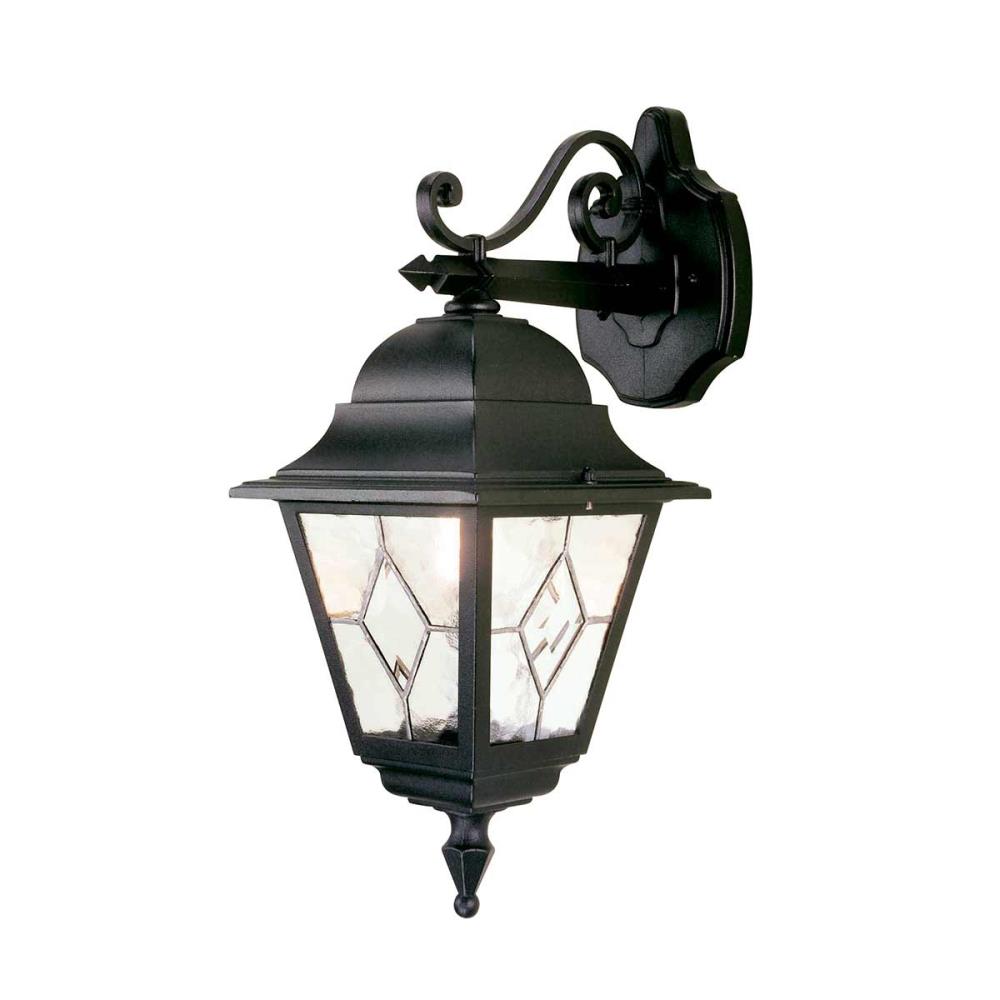 NR2-BLK - Light Down Wall Lantern - Аплик, IP43, Elstead Lighting_small