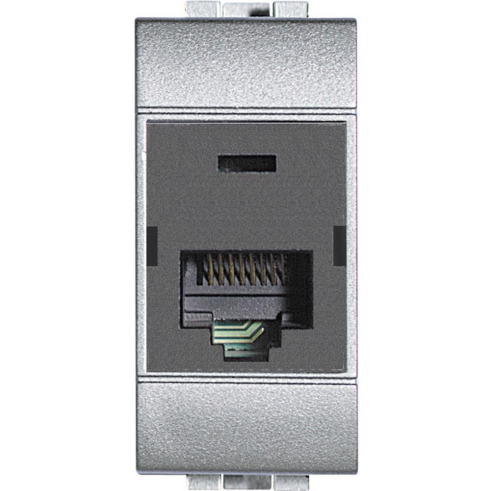 NT4262C6 Розетка RJ45 cat.6 UTP 1M Tech Bticino Living Light_small