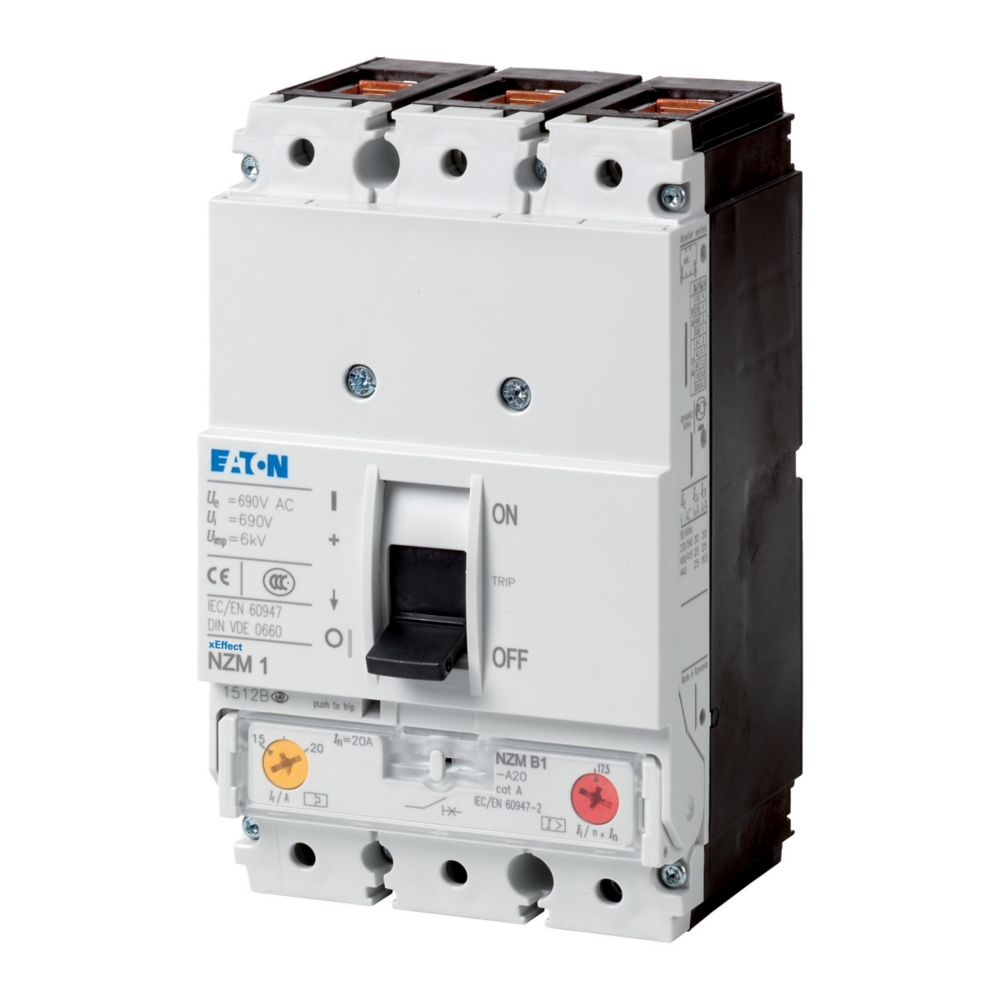 281234 NZMN1-A160 Автоматичен прекъсвач 3P, 160A, 50 kA, Eaton