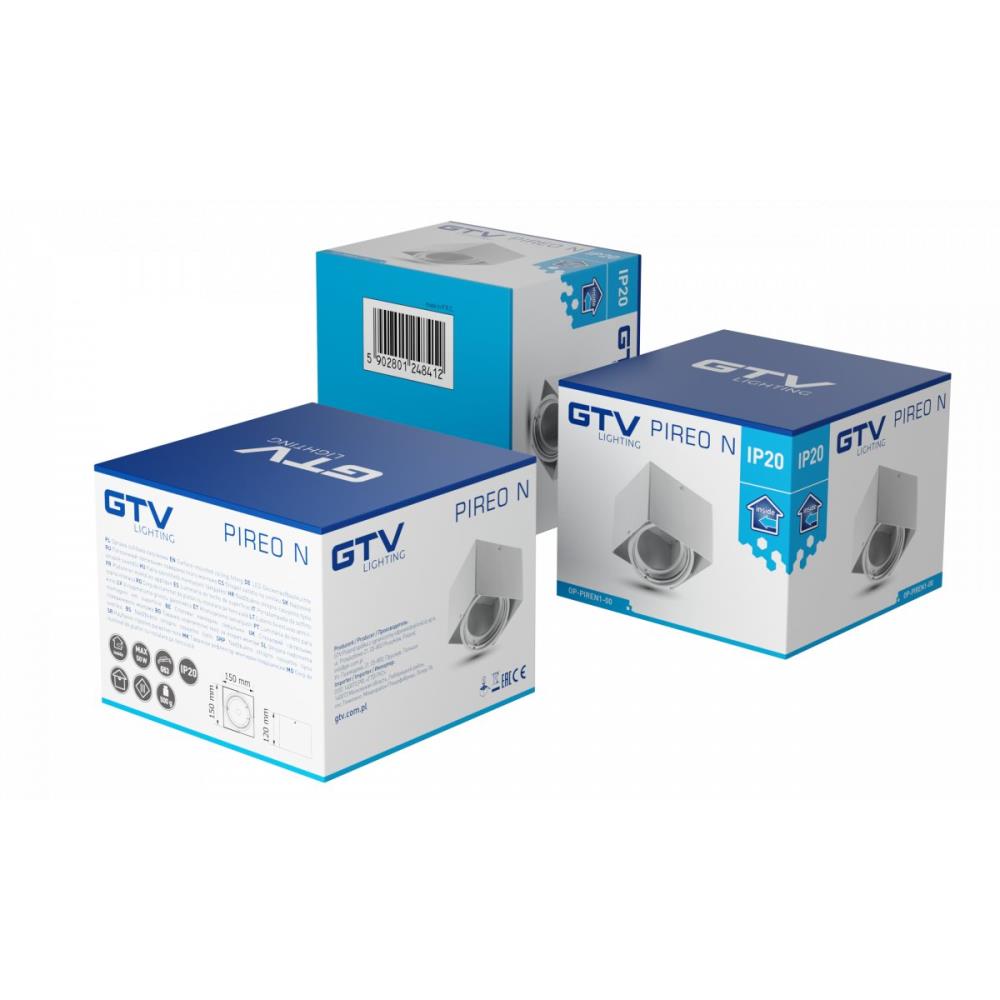 OP-PIREN1-00 Спот PIREO N, О.М., 1xG53/AR111, max.50W, IP20, стомана, бял GTV_small