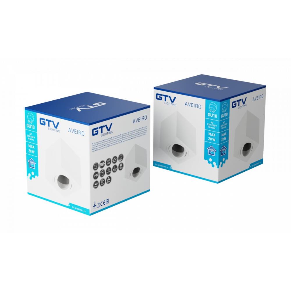 OS-AV8085KW1-10 Спот AVEIRO, О.М., max. 20W, IP20, бял GTV_small