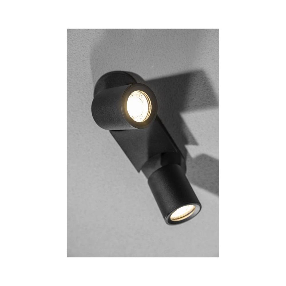 OS-BLND50W2-00 Спот BLINK II, max. 250V, 50/60 Hz, GU10, max. 20W*2, IP20, double, black