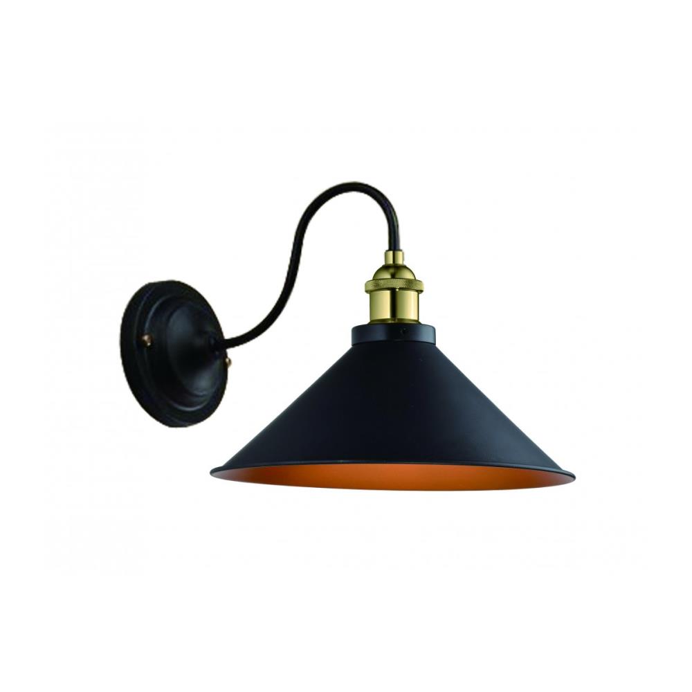 OS-MANI1-11-DEC Пендел MANI 1,4052, AC220-240V,50/60Hz,1*E27, IP20,черно/злато GTV_small
