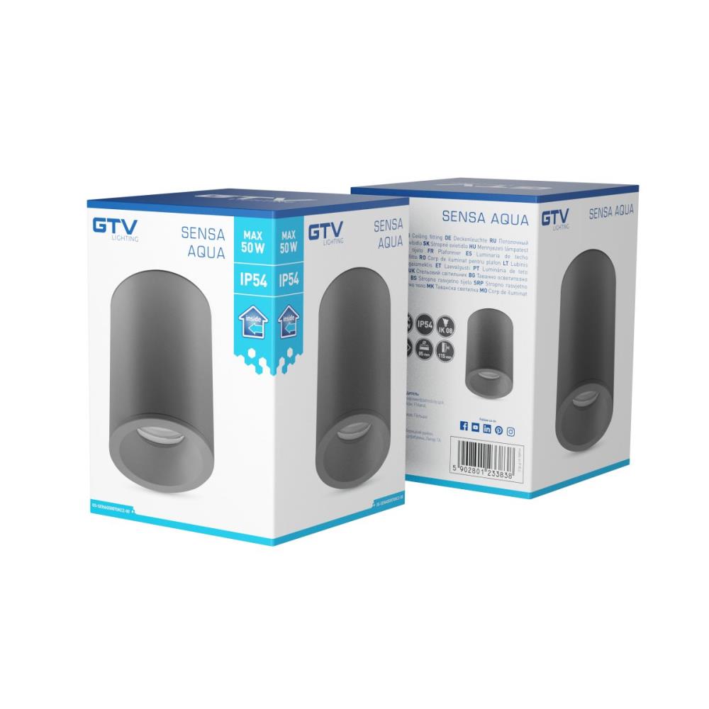 OS-SENAQ5087OKCZ-00 Луна открит монтаж SENSA AQUA, aluminium, 85x115, IP54, max 50W, черен GTV_small