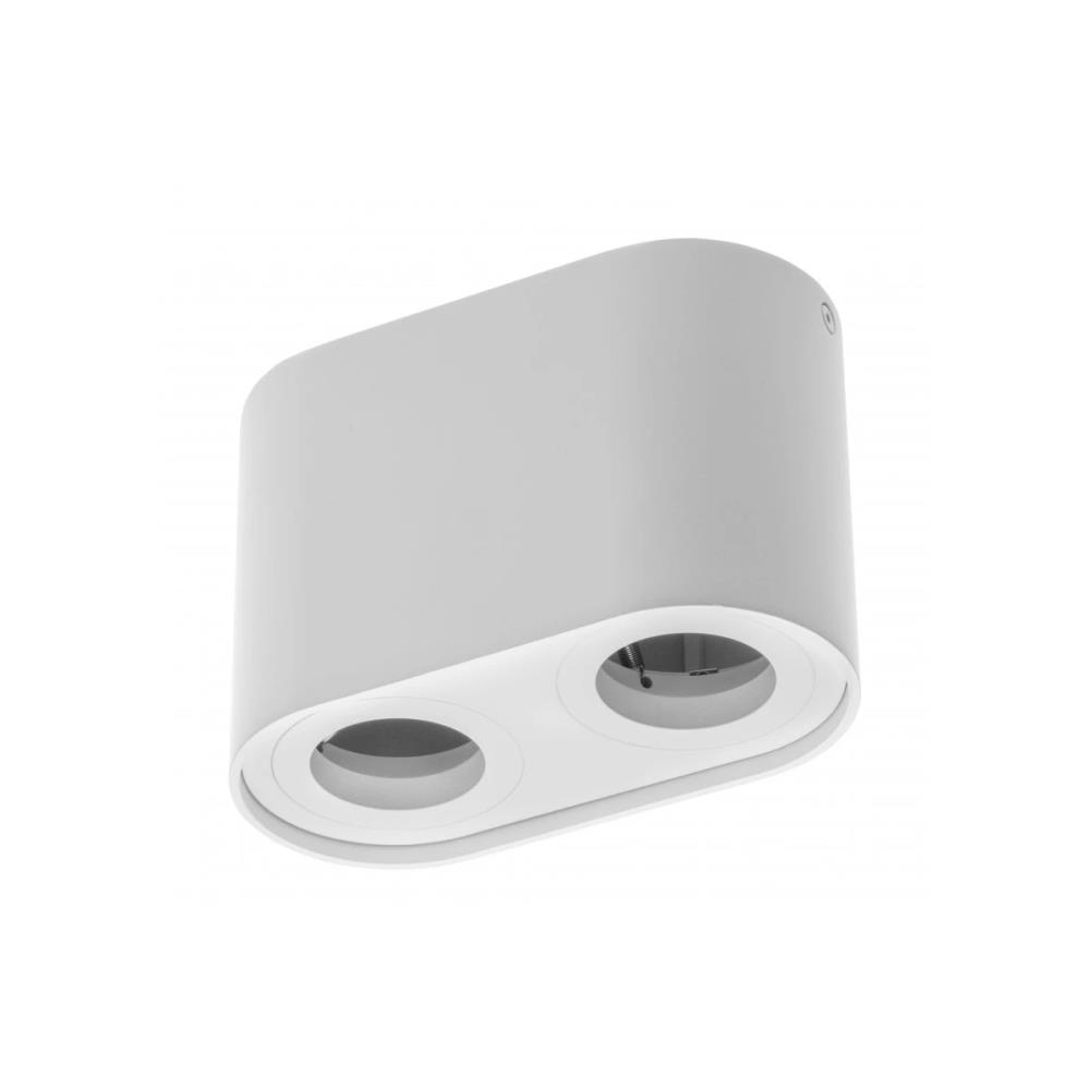 OS-SEND5083OKB-10 Спот SENSO DUO, О.М., max.2x50W, IP20, Al, бял GTV