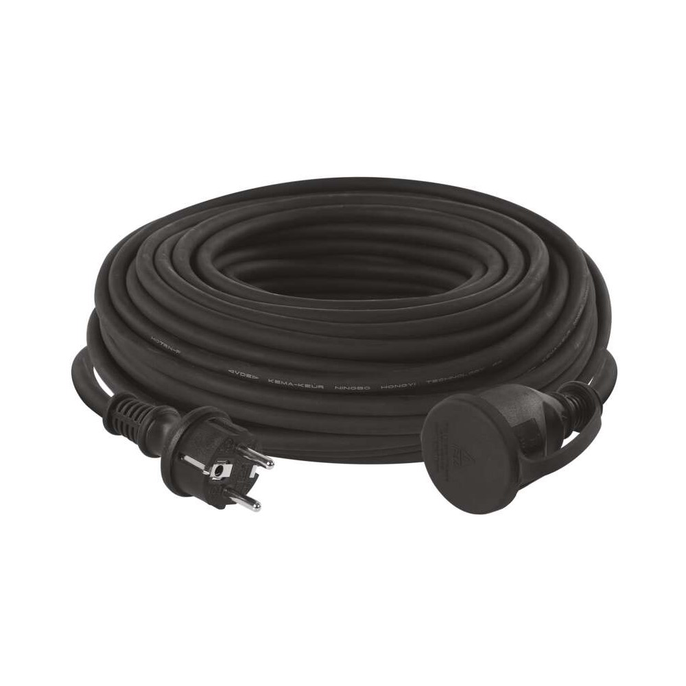 P01830 Удължител 30 м, 1х1,5мм² IP 44, черен, Emos
