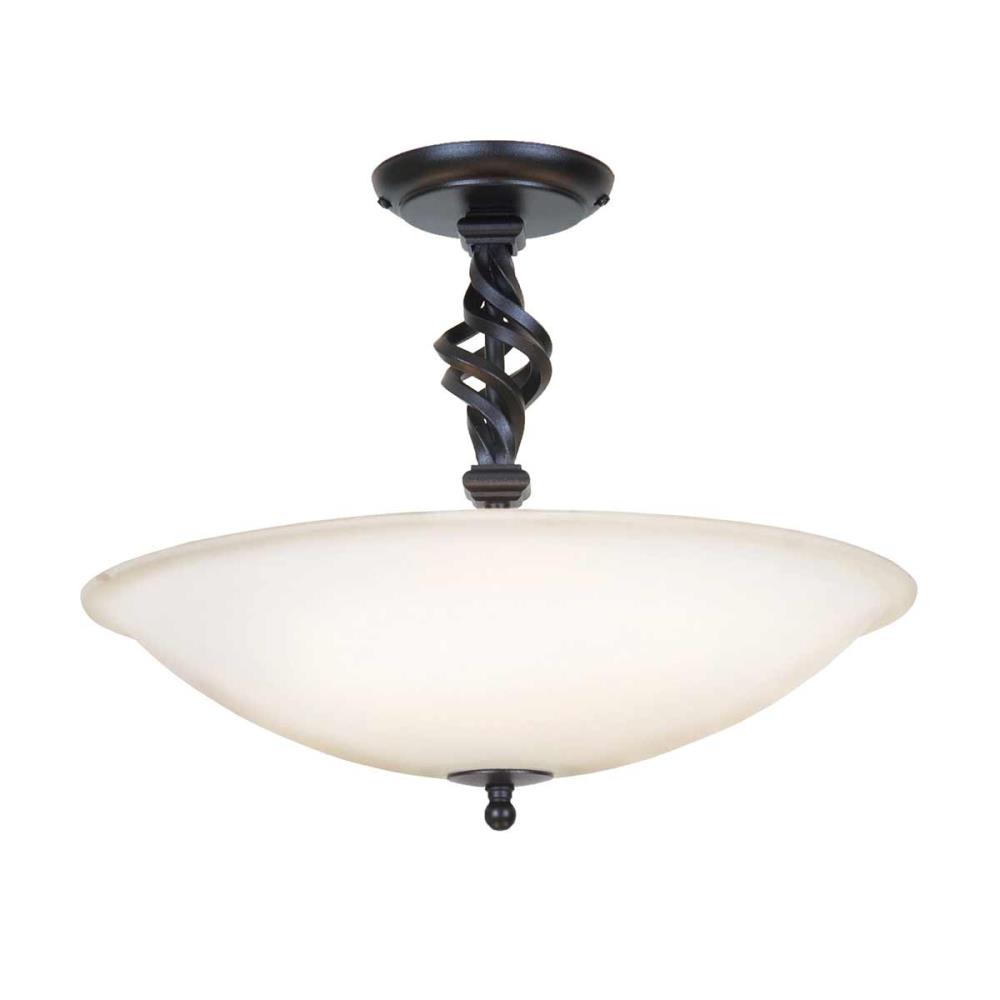 PB-SF-A-BLACK - Light Semi-Flush – Black - Полилей, Elstead Lighting_small