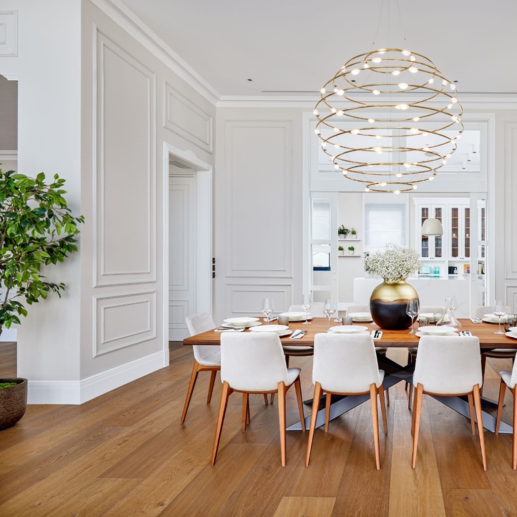 PB28 Осветително тяло Petits Bijoux, LED 30,8W 2700K 1764lm, основа Ø18×7,5см, сфера Ø75см, white/brass, Catellani&Smith_small