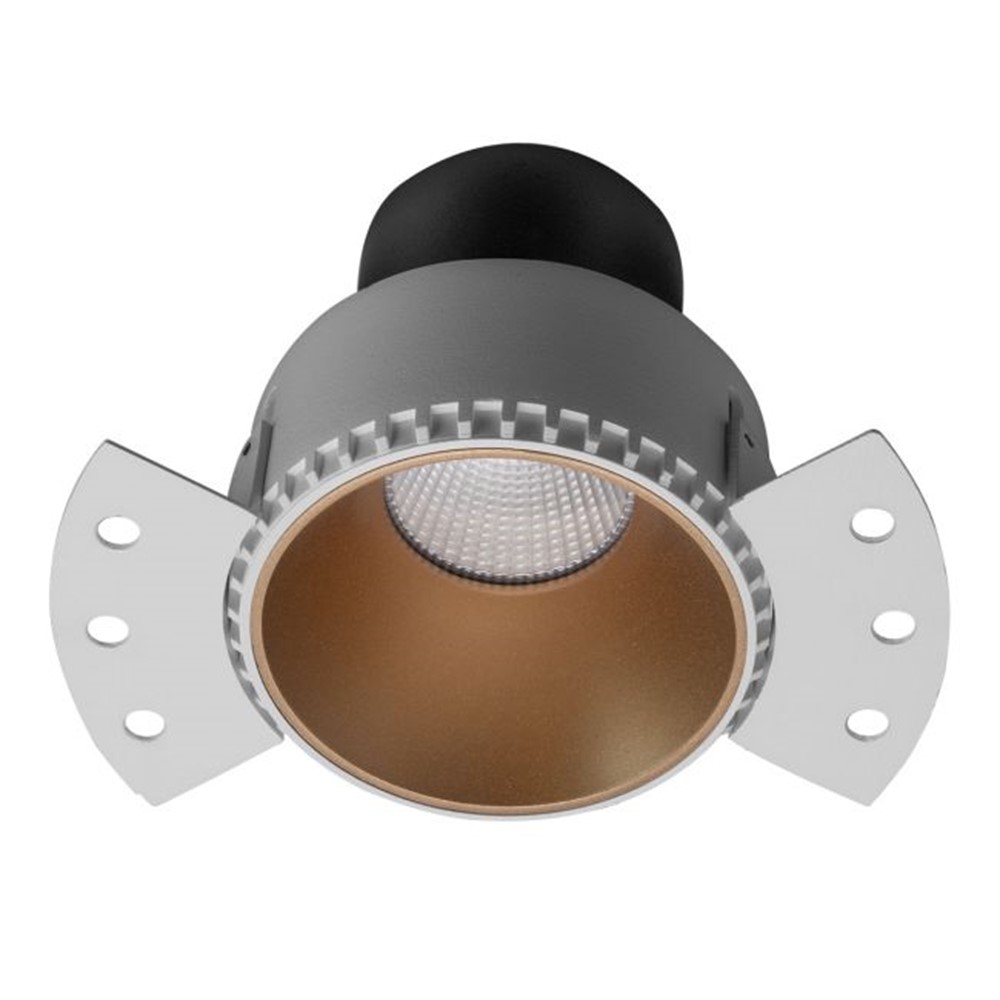 PO06 SWH/SGD Спот XPOLI, GU10/PAR16 1x50W max.230V AC IP40, Sand white/satin gold, Arelux_small