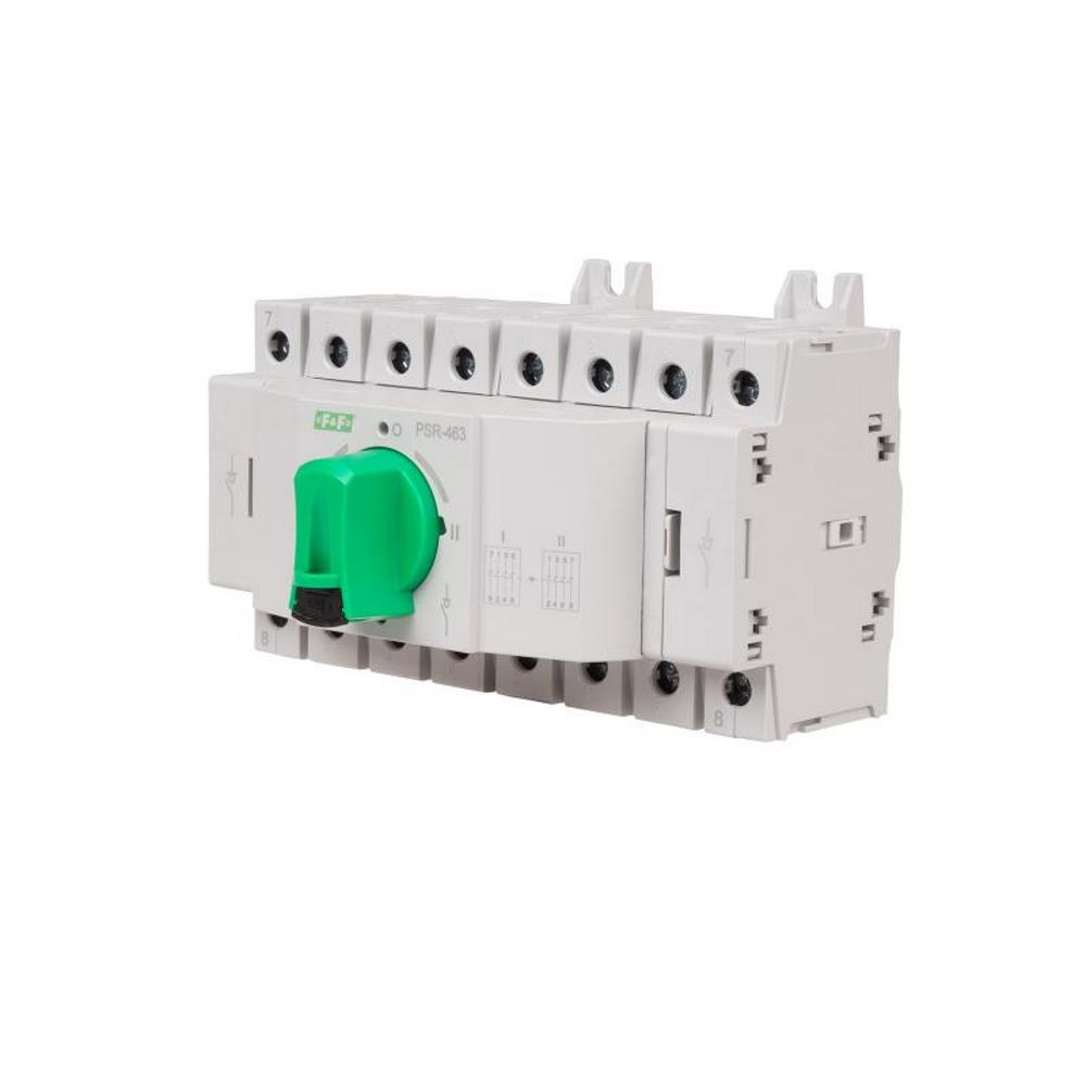 PSR-463 Разединителен прекъсвач ротативен 1-0-2 4P 63A - 3 фазен F&F_small