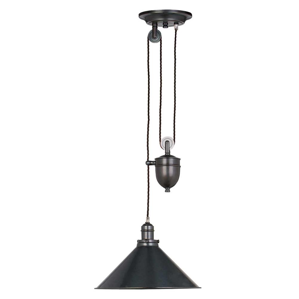 PV-P-OB - Пендел Vintage, с регулируема височина, 1x 100W, Old Bronze, Elstead Lighting_small