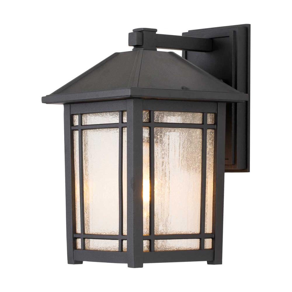 QZ-CEDAR-POINT-M-BK - Cedar Point 1 Light Wall Lantern – Medium - Фенер/Аплик, Elstead Lighting_small