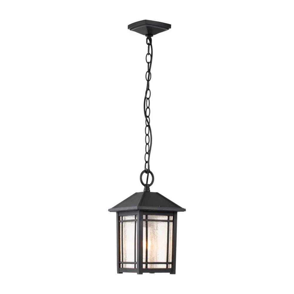 QZ-CEDAR-POINT8-M-BK - Cedar Point 1 Light Chain Lantern - Осветително тяло, Elstead Lighting_small