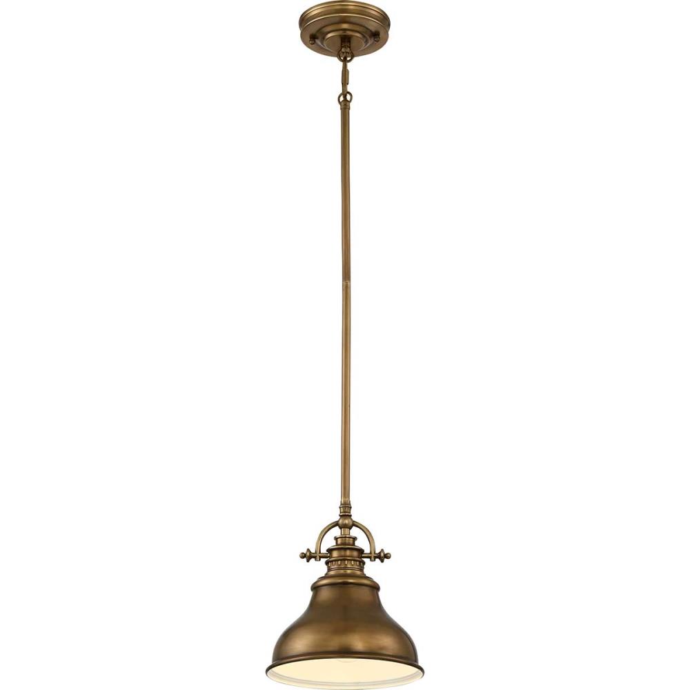 QZ-EMERY-P-S-WS - Light Mini Pendant – Weathered Brass - Полилей, Elstead Lighting_small