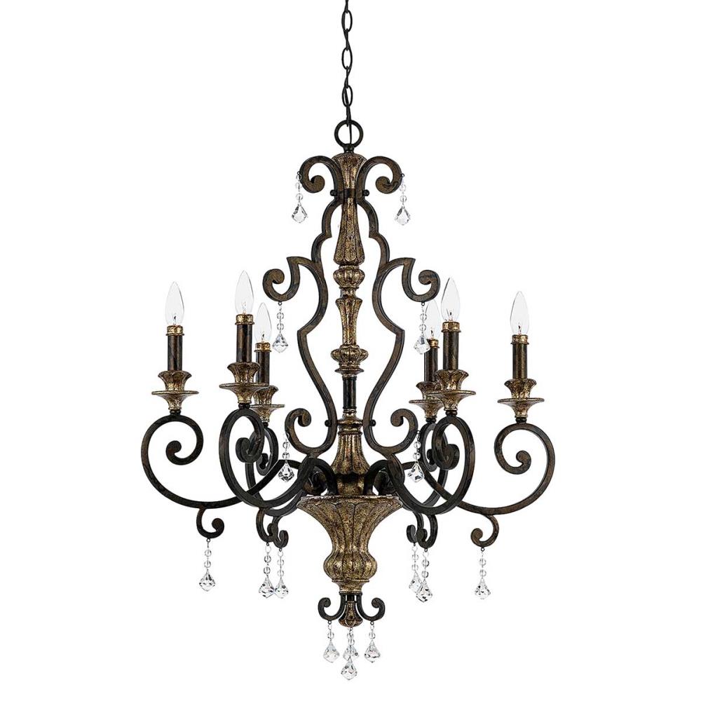 QZ-MARQUETTE6-A - Light Chandelier - Полилей, Elstead Lighting