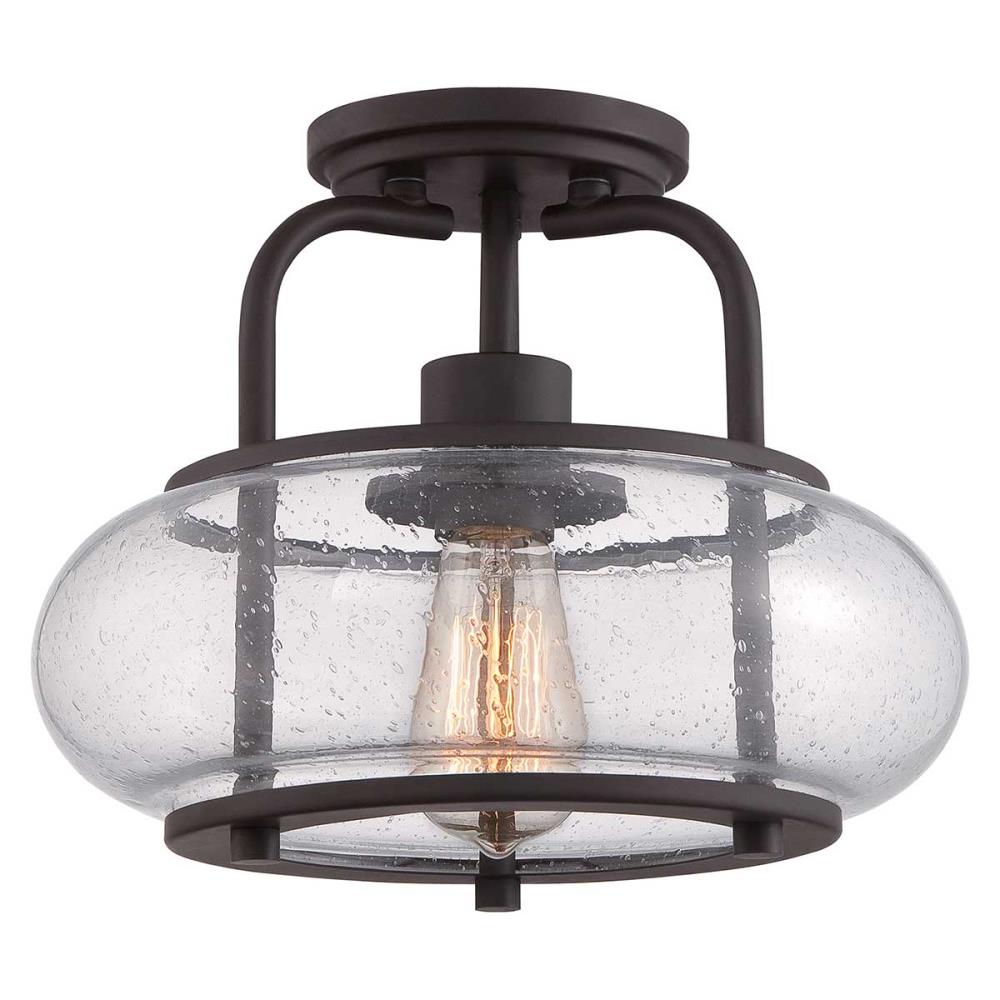 QZ-TRILOGY-SF-S - Плафониера Vintage, 3x 60W, Old Bronze, Elstead Lighting_small