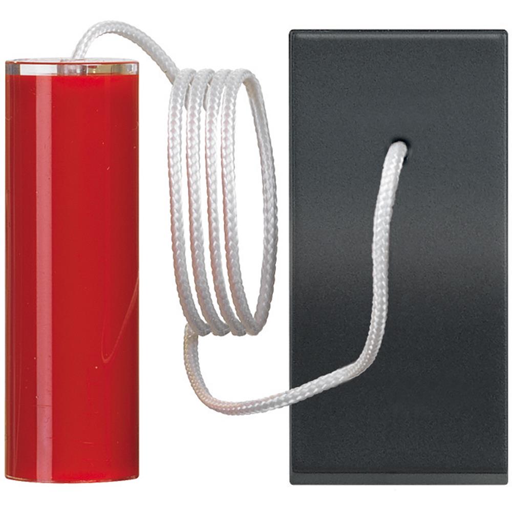 RG4033 Бутон с корда, 1 P (NO) 10 A - 250V, 1M, Черен Bticino Classia