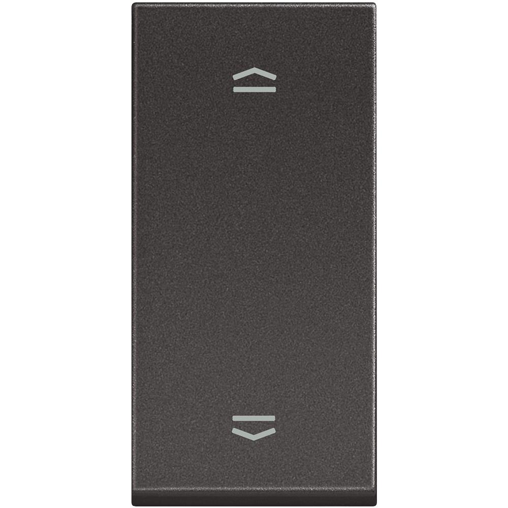 RG4037N Двоен бутон за щори 1P(NO)+1P(NO) 10A, 250V, 1M, блокировка, Черен Bticino Classia_small