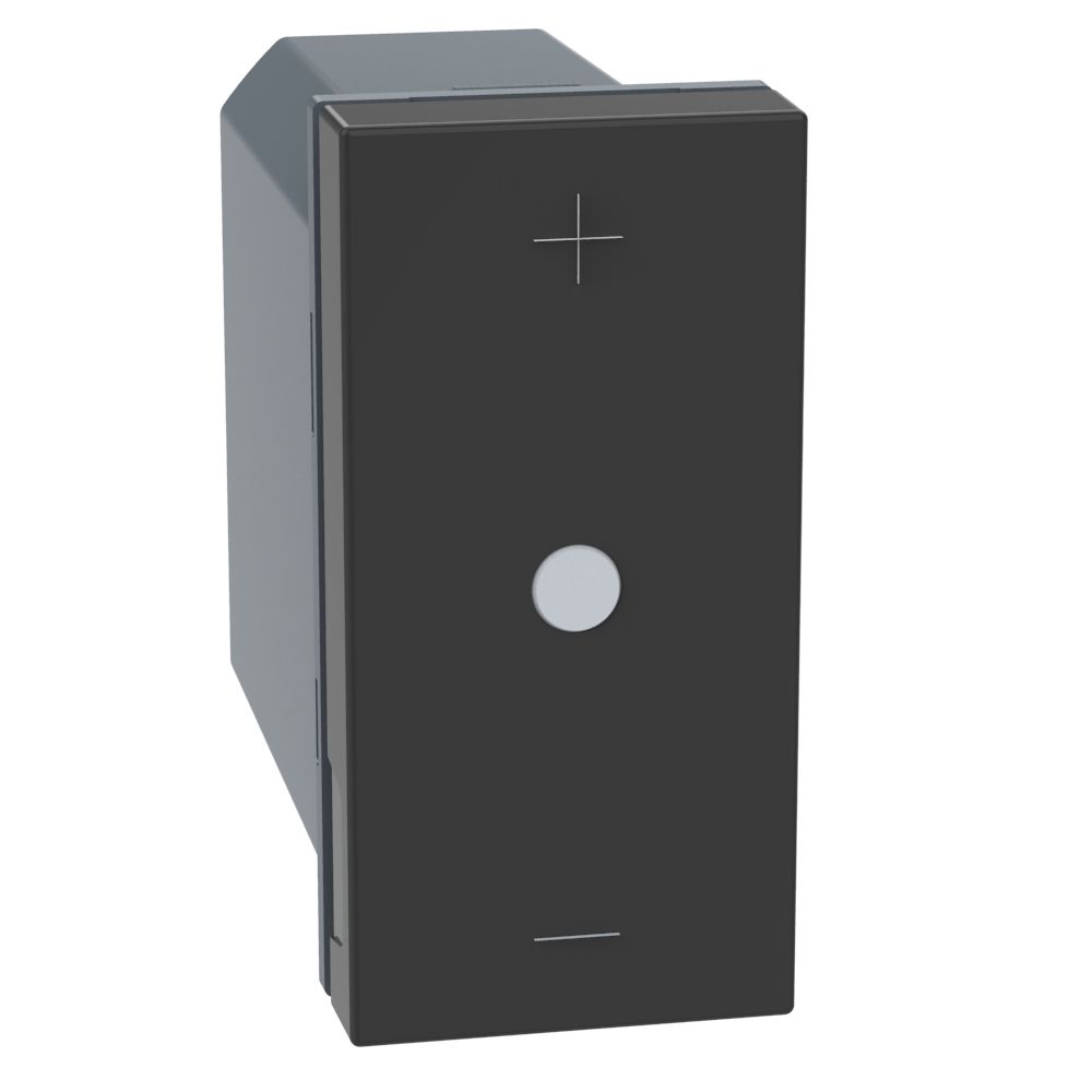 RG4418 Универсален бутонен димер Classia, 1М, LED 100-240Vac 50÷60Hz, black, Bticino_small