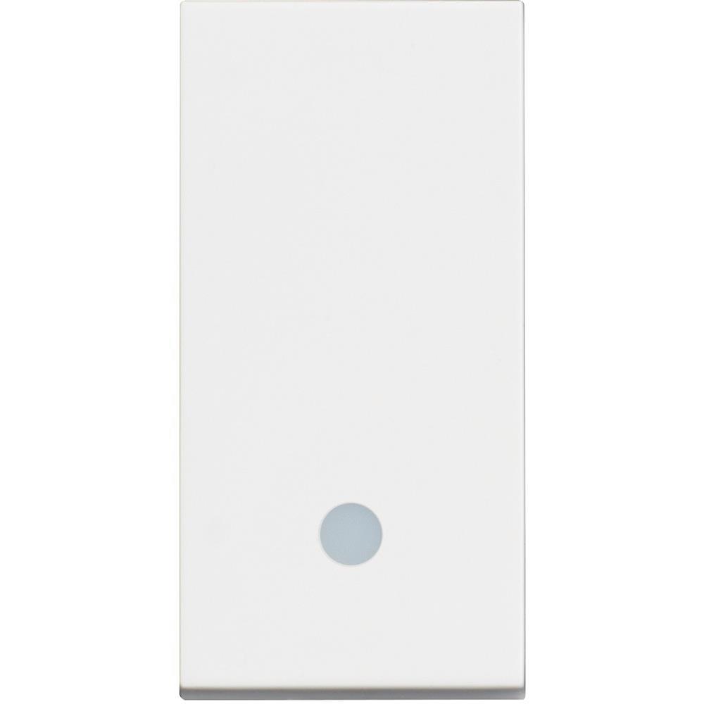 RW4003L Девиаторен ключ 1P 10 AX - 250 V с LED индикатор 230V,1M, Бял Bticino Classia