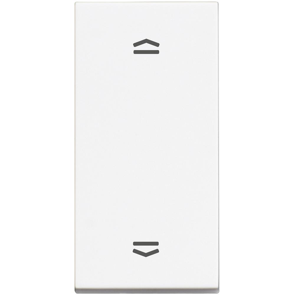 RW4037N Двоен бутон за щори 1P (NO) + 1P (NO) 10A ,250V, с блокировка, 1M, Бял Bticino Classia