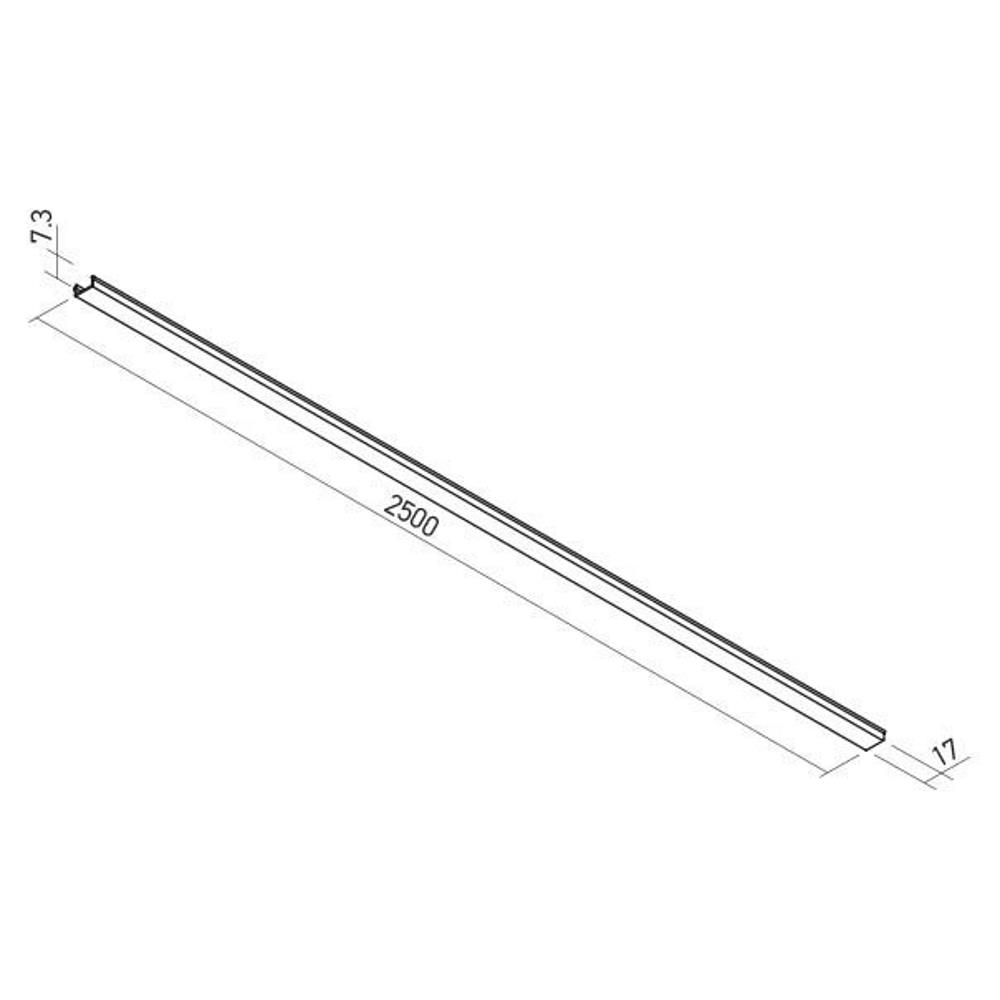 SCKRS01CV XCLICK S Профил 2,5m BK, Arelux_small