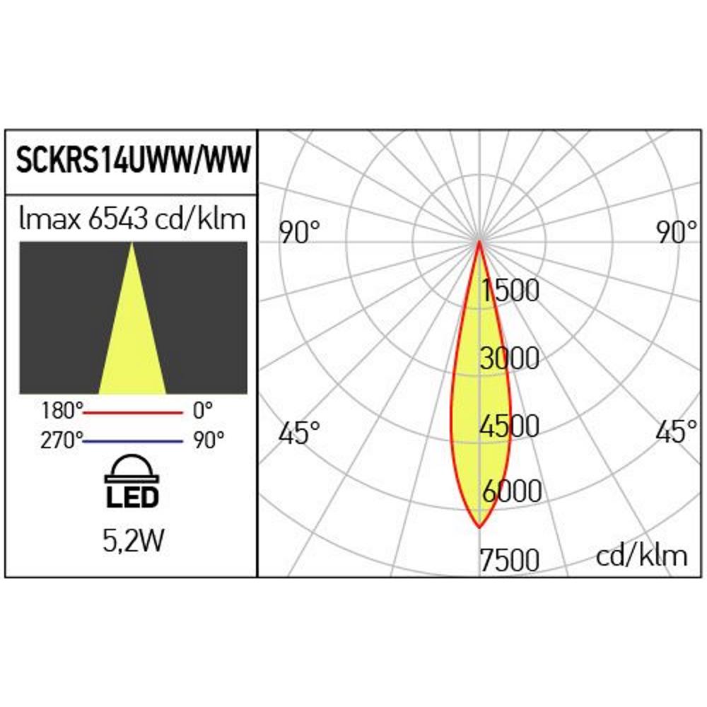 SCKRS14UWW SU SGD XCLICK S Линейно осв. тяло 5,2W 48V DC 2700K CRI.90 IP20 19° UGR<10 SGD, Arelux_small