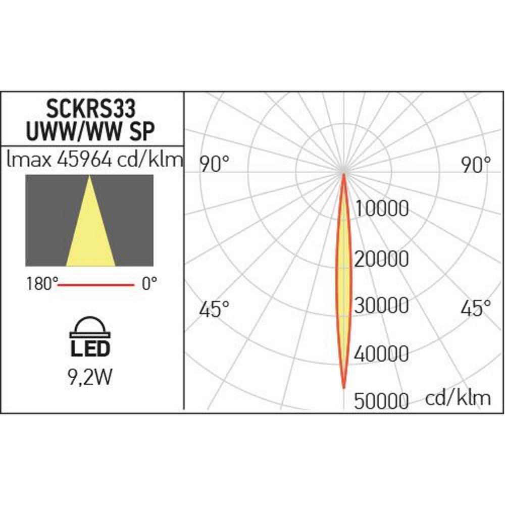 SCKRS33UWW SP MWH Осветително тяло XCLICK S 9.2W 48V DC 2700K CRI.90 IP20 26° UGR<10 MWH Arelux_small