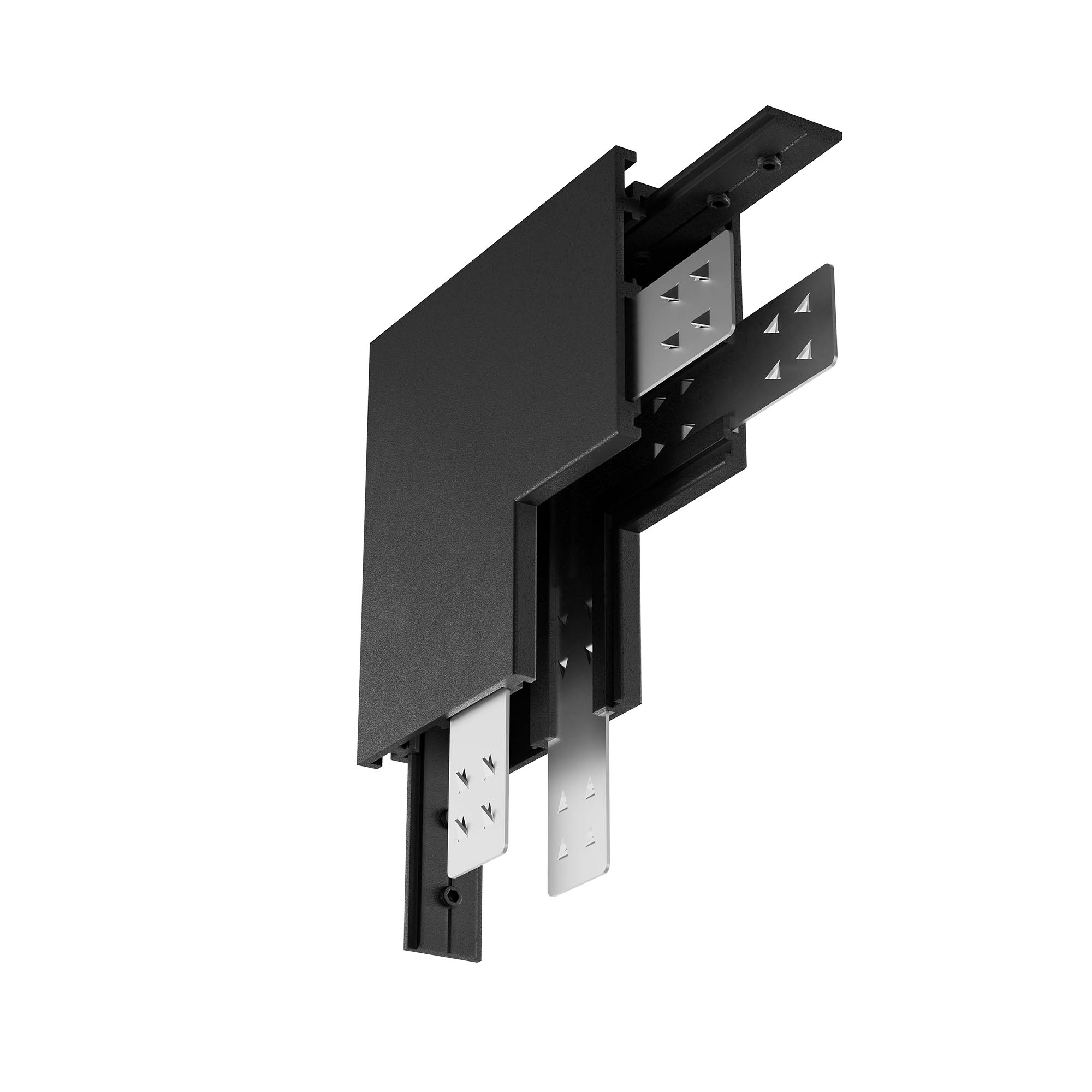 TNS01IAC Свързващ вътрешен L-елемент XTEN, за открит монтаж, IP40, black, Arelux