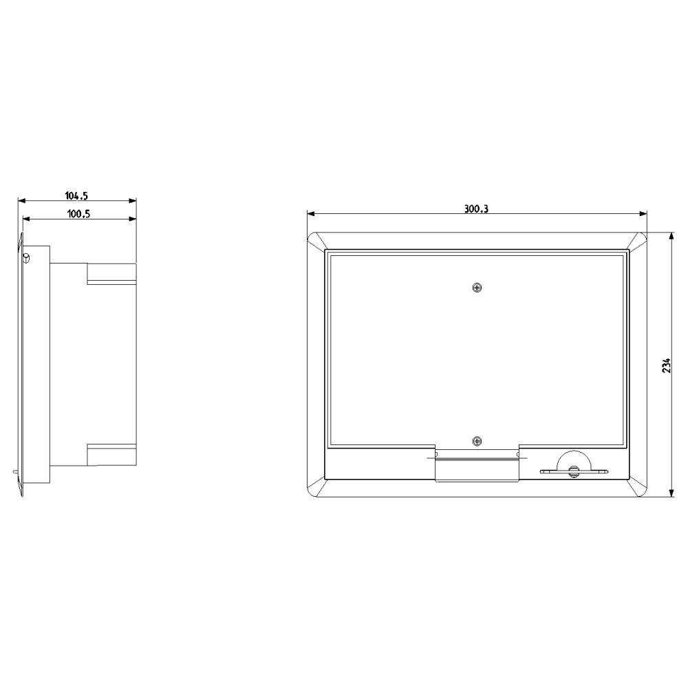V54412 Подова кутия за механизми Eikon, Arké и Plana, 12М, с прозрачен капак, Vimar_small