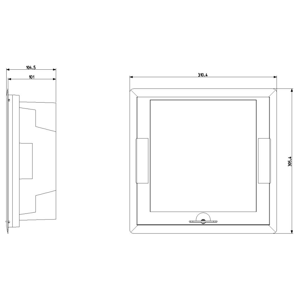 V54420.01 Капак за подова кутия, 20М, инокс, Vimar_small