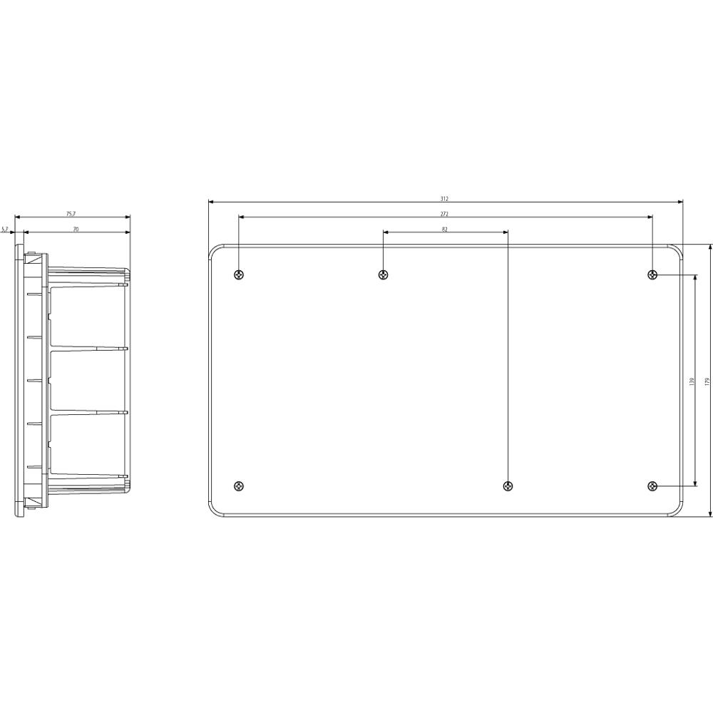 V70007 Разклонителна кутия СМ 287x154x70mm Vimar_small