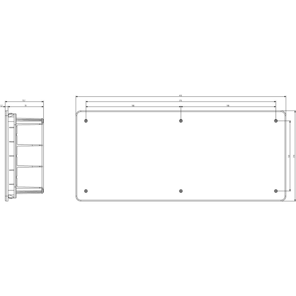 V70008 Разклонителна кутия СМ 391x154x70mm Vimar_small