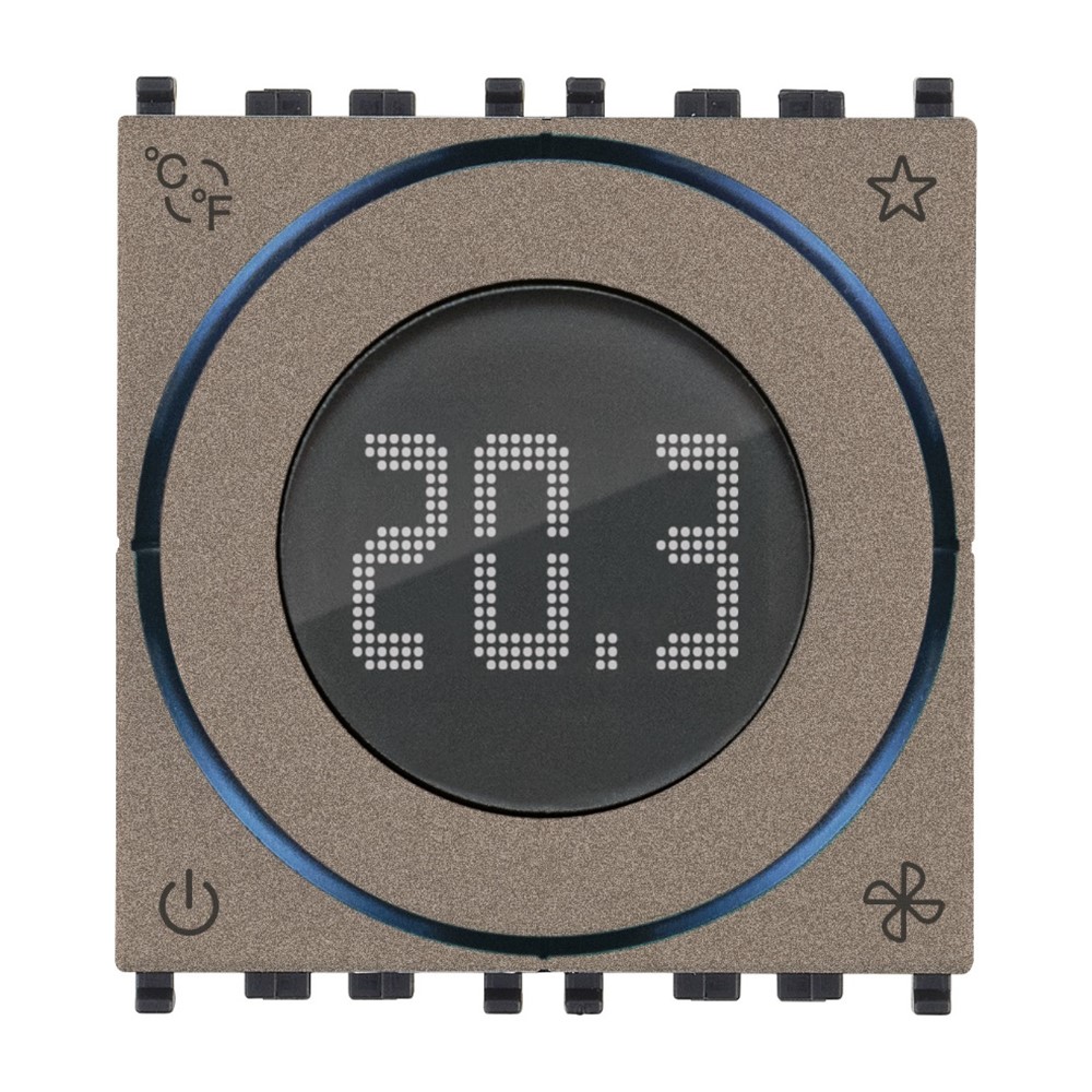 02974.M IoT свързан ротативен термостат View Wireless,2M,  Metal, Vimar_small