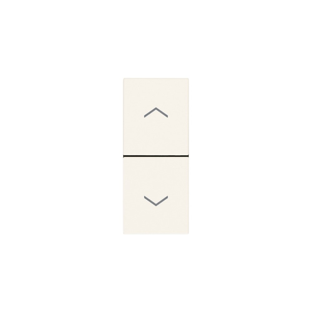 30062.B Бутон за щори Linea, 1P NO + 1P NO 10 A 250 V~ 1М, White, Vimar_small