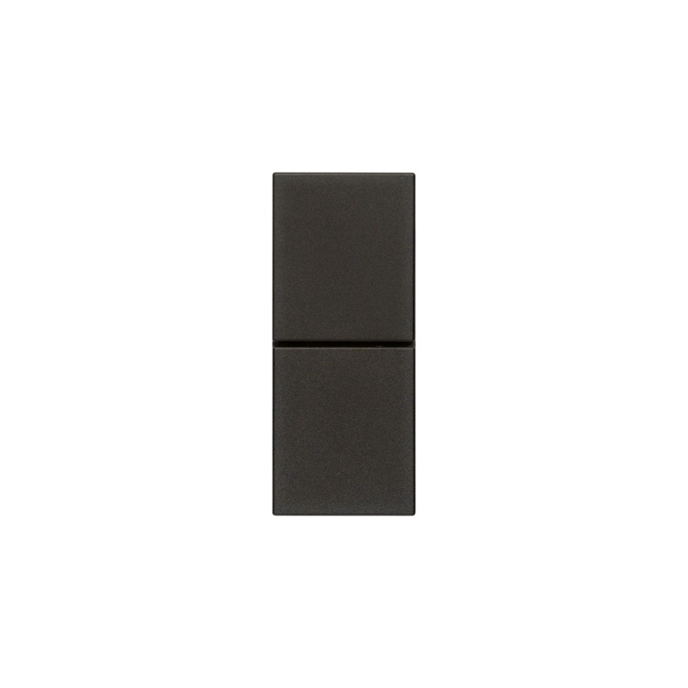 30066.G Два независими бутона Linea, 1P NO + 1P NO 10 A 250 V~ 1М, Black, Vimar
