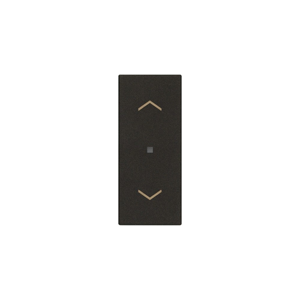 30196.G Quid Бутон Linea за ролетни щори, 220-240 V~ 50/60 Hz 1М, запам. позиция, Black, Vimar_small