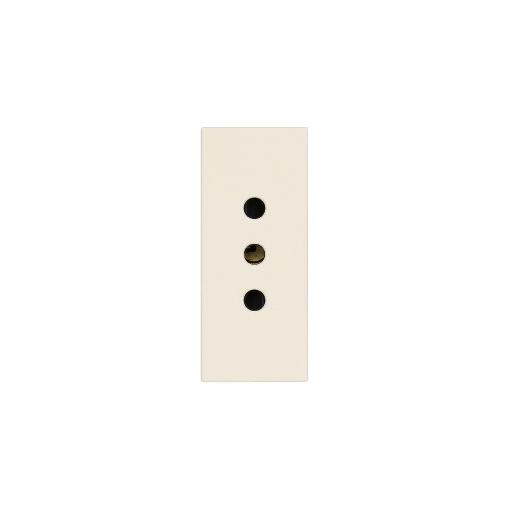 30201.C Контакт SICURY Linea, 2P+E 10A P11 250 V~, ит. стандарт, детска защита, 1М, Canvas, Vimar