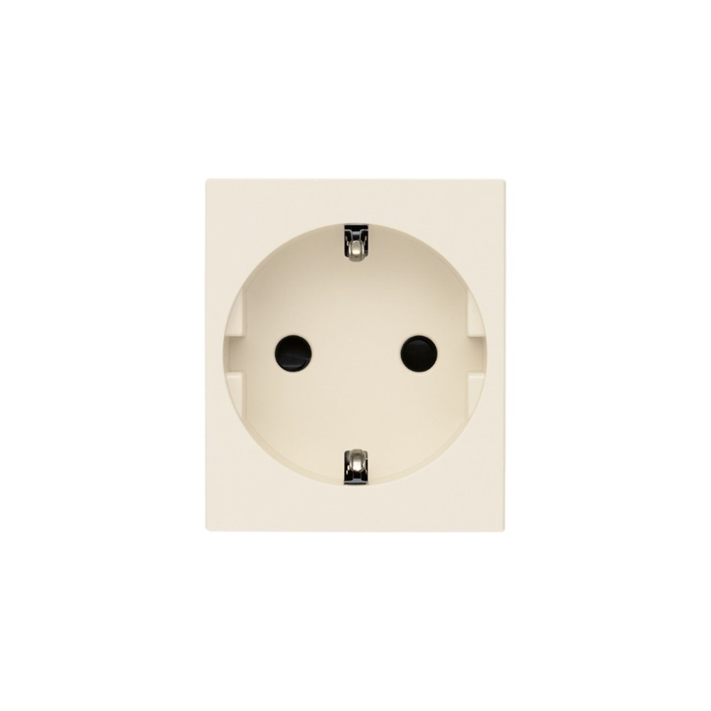 30208.C Контакт Schuko SICURY Linea, 2P+E 16A 250 V~, с детска защита, 2М, Canvas, Vimar