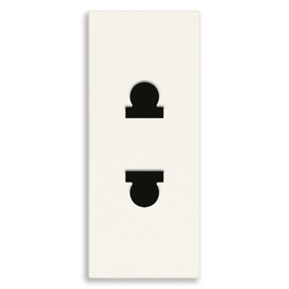 30234.B Контакт SICURY Linea, 2P 16A USA+EU, унив. стандарт, white, Vimar