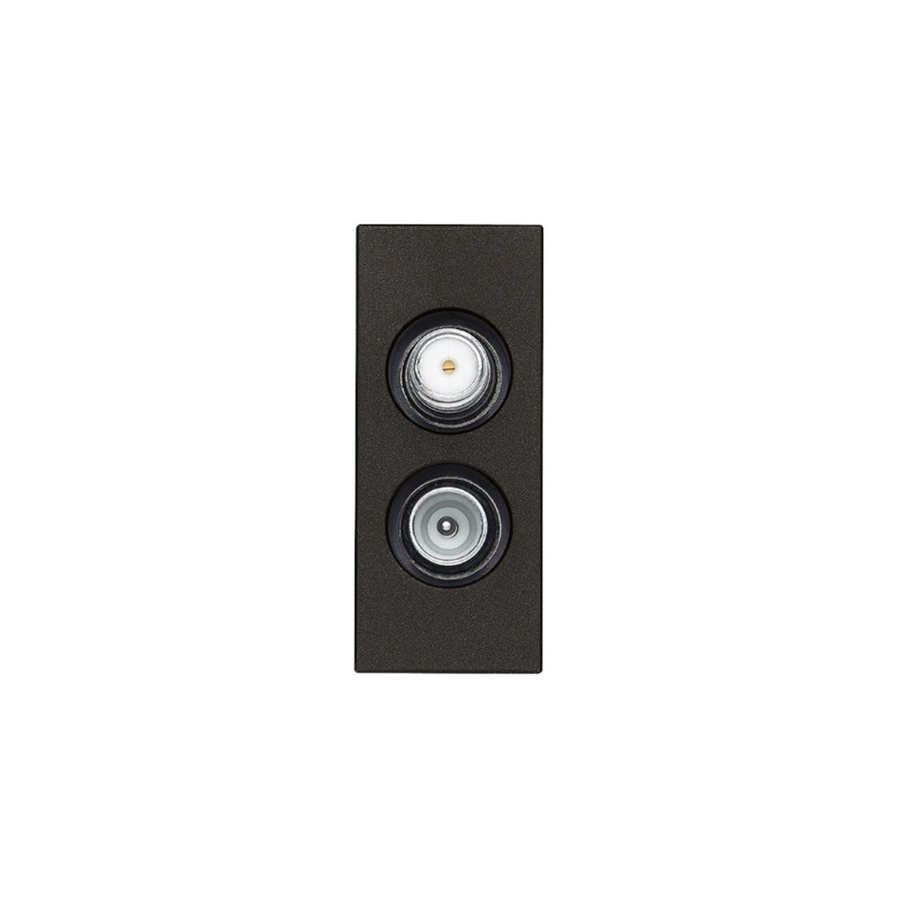 30302.01G TV/RD/SAT Смесена розетка Linea, 1M Male/Fimale изходи, 1D, Black, Vimar_small