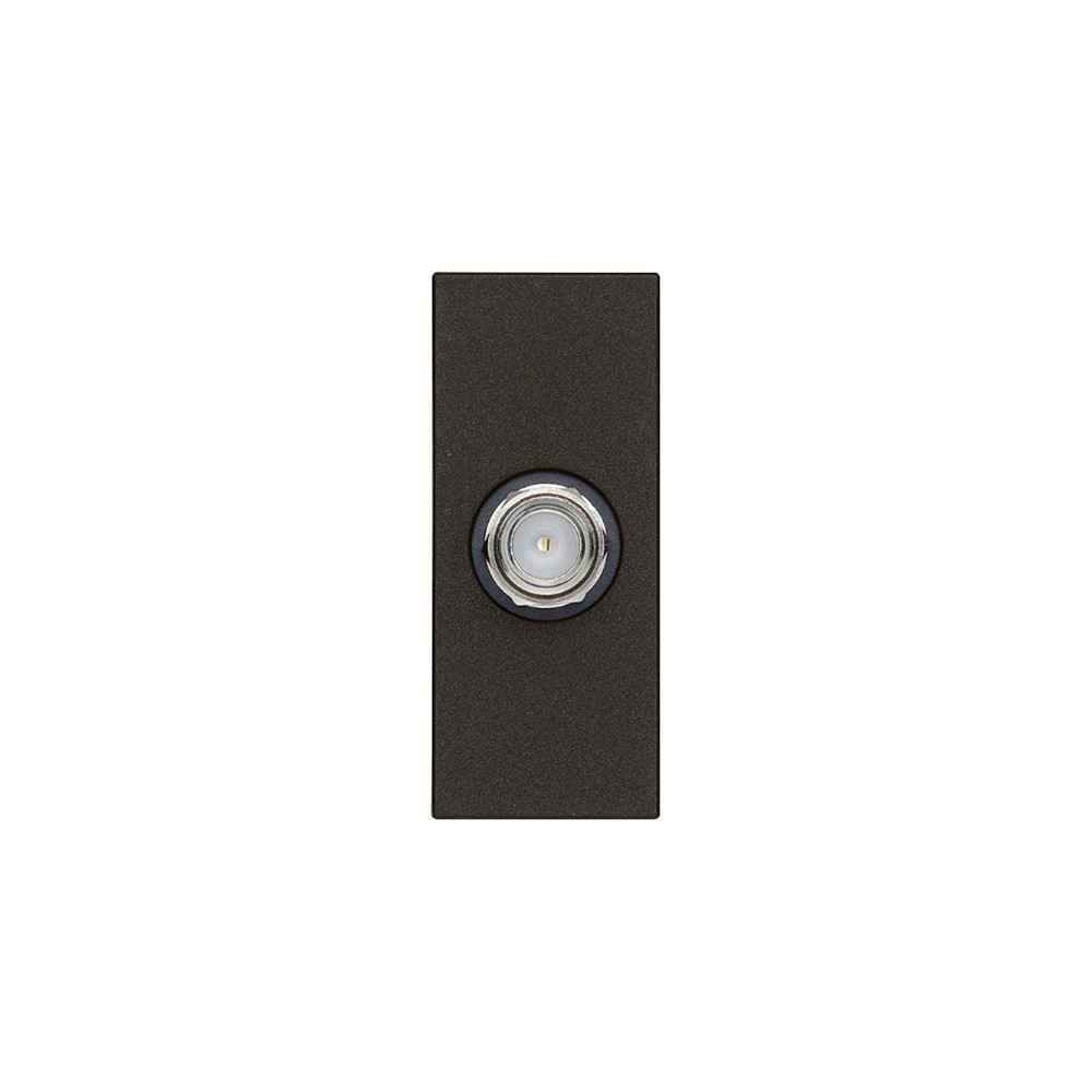 30318.G TV Розетка F-конектор Linea, 1M, Black, Vimar_small