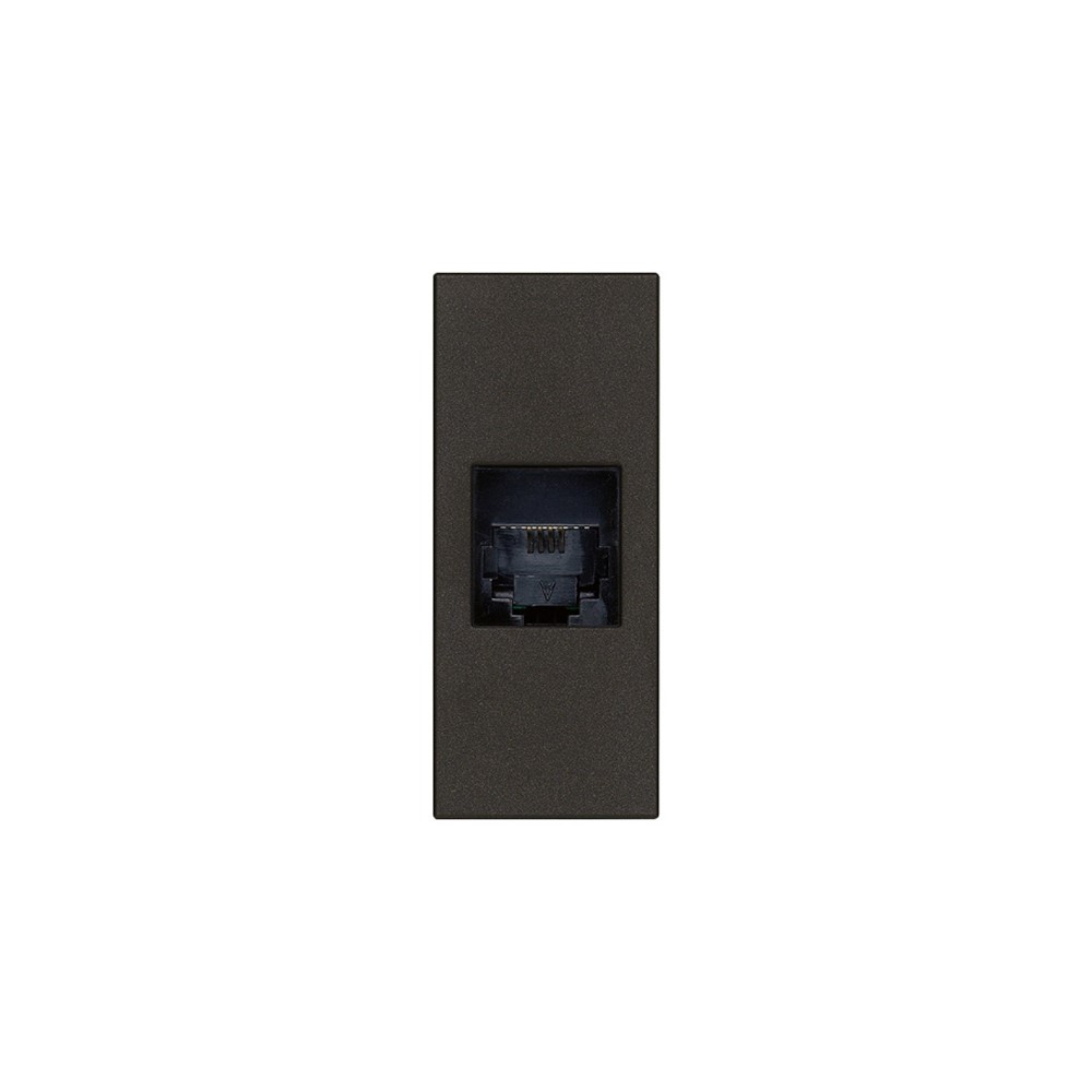 30320.G Телефонна розетка RJ11 Linea, 6/4, 1M, Black, Vimar_small