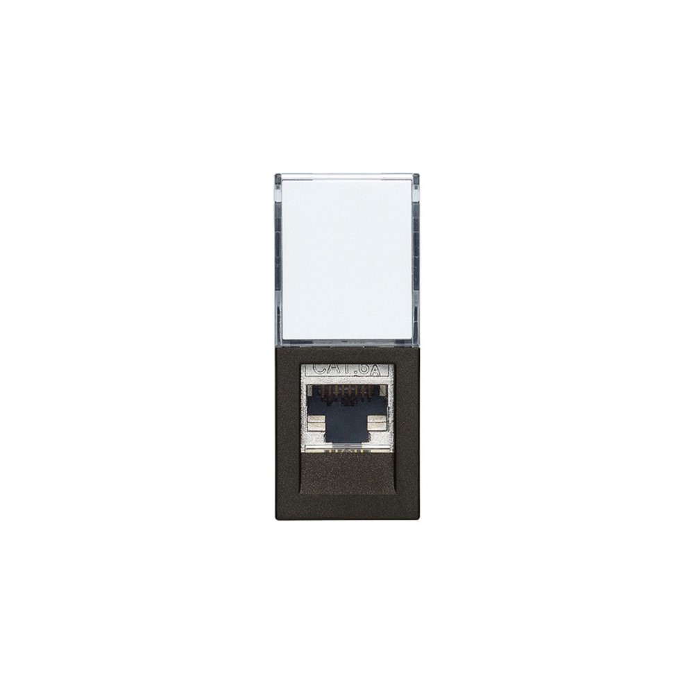 30339.16G FTP Розетка Netsafe Linea, RJ45, Cat.6, 1M, Black, Vimar