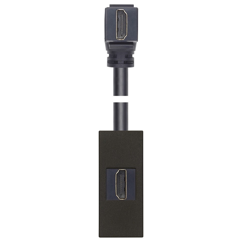 30346.HG HDMI Розетка Linea, с кабел на 90°, 1М, Black, Vimar_small